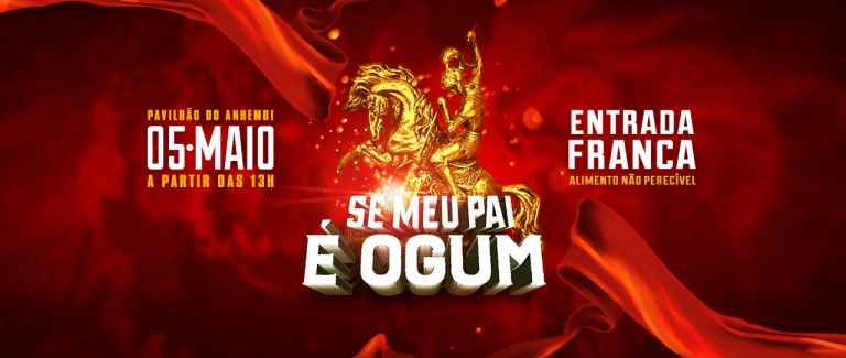 Leia o artigo Se Meu Pai é Ogum terá entrada gratuita