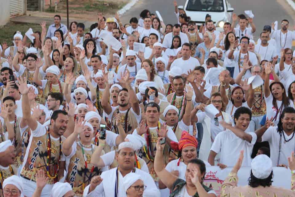 Procissão a Xangô em Caldas Novas (GO) dia 22 2 Procissão a Xangô